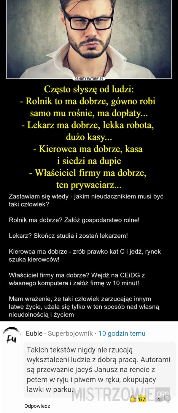 
    Kto ma dobrze