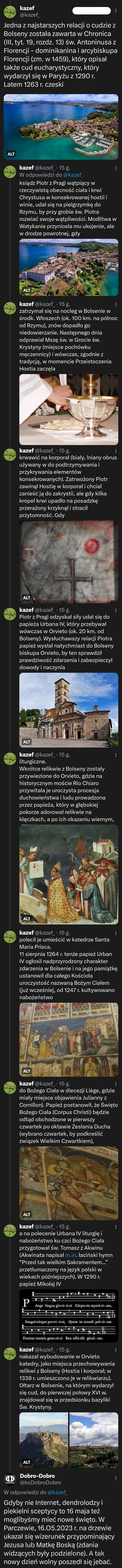 
    Skąd się wzięło święto Bożego Ciała?