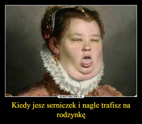 
    Kiedy jesz serniczek i nagle trafisz na rodzynkę