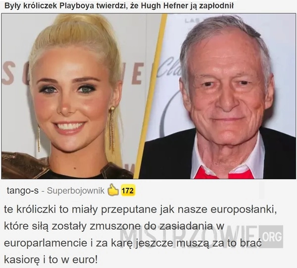 
    Były króliczek Playboya