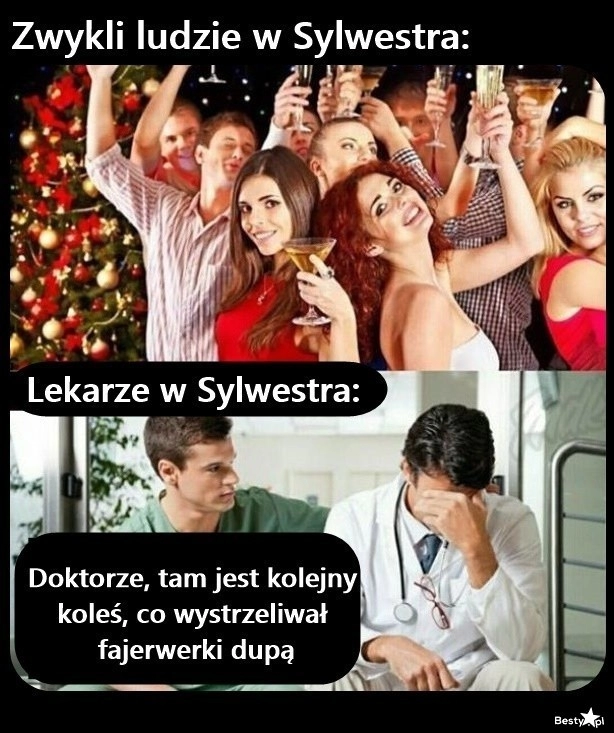 
    Lekarze w Sylwestra 