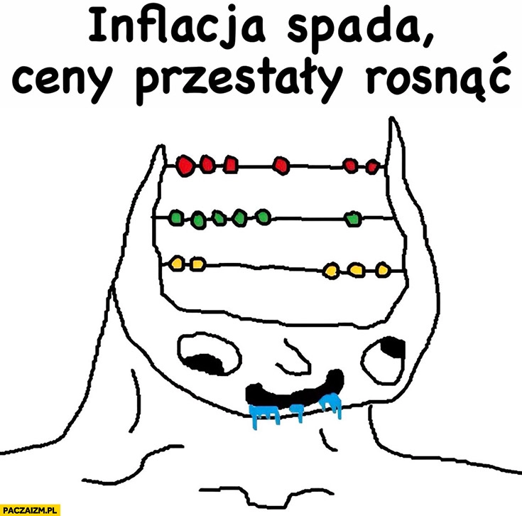 
    Inflacja spada ceny przestały rosnąc upośledzony