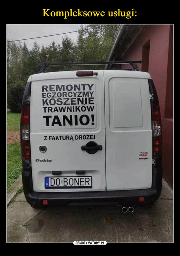 
    Kompleksowe usługi: