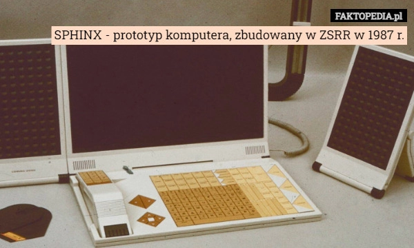 
    SPHINX - prototyp komputera, zbudowany w ZSRR w 1987 r.