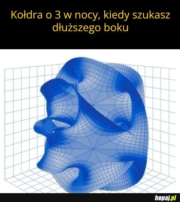 
    Kołdra żyje w piątym wymiarze