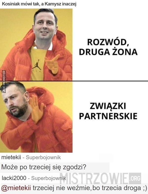 
    Kosiniak mówi tak, a Kamysz inaczej