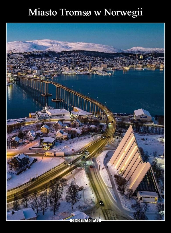 
    Miasto Tromsø w Norwegii