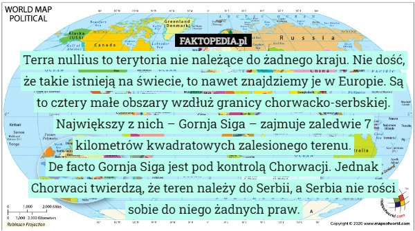 
    Terra nullius to terytoria nie należące do żadnego kraju. Nie dość, że takie