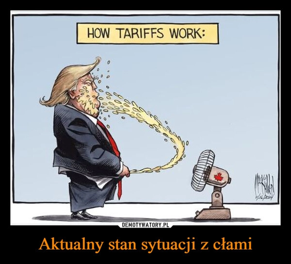 
    Aktualny stan sytuacji z cłami