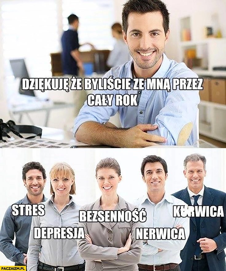 
    Dziękuję, że byliście ze mną przez cały rok: stres, depresja, bezsenność, nerwica, kurnica