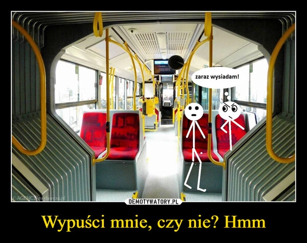 
    Wypuści mnie, czy nie? Hmm