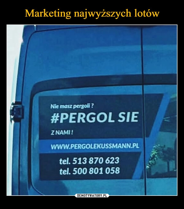
    Marketing najwyższych lotów