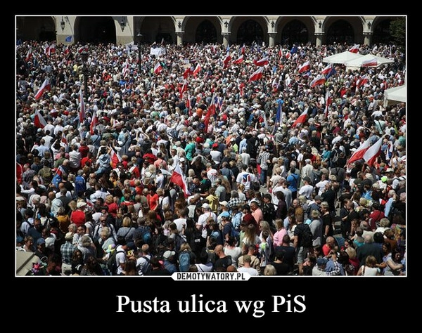 
    Pusta ulica wg PiS