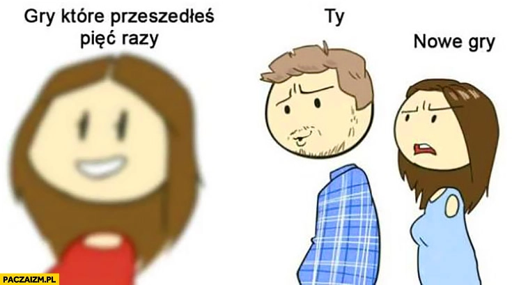 
    Gry które przeszedłeś pięć razy, Ty, nowe gry