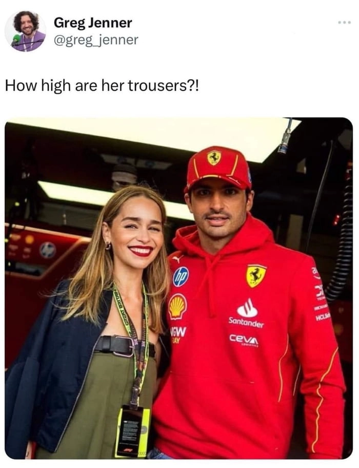 
    Maybe her legs really do go all the way up