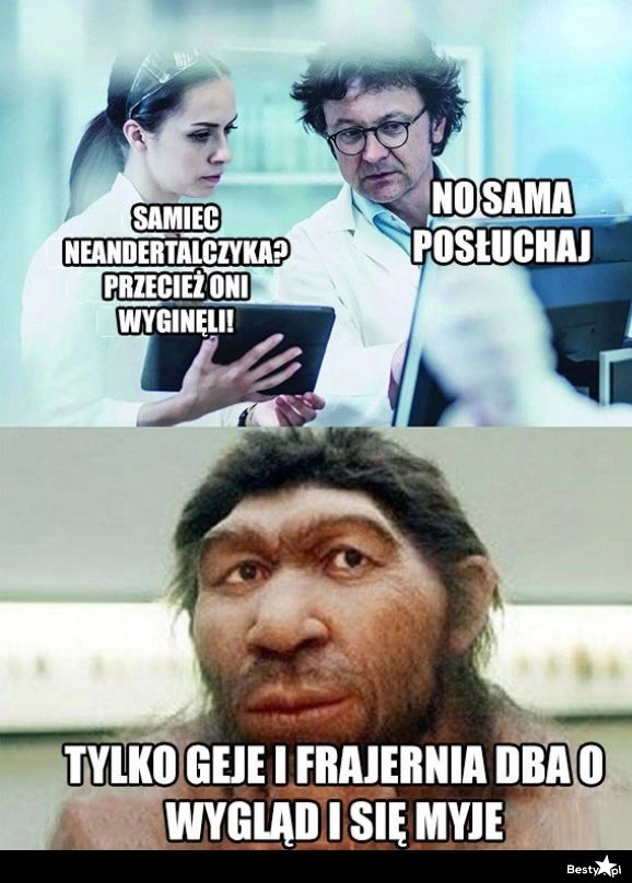 
    Samiec neandertalczyka 