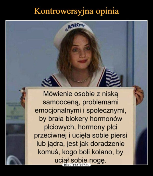 
    Kontrowersyjna opinia