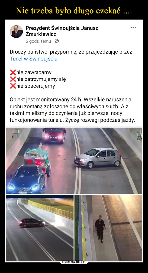 
    Nie trzeba było długo czekać ....