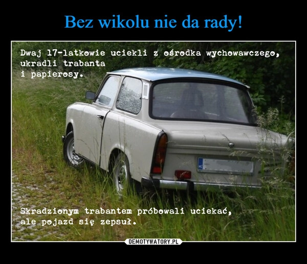 
    Bez wikolu nie da rady!