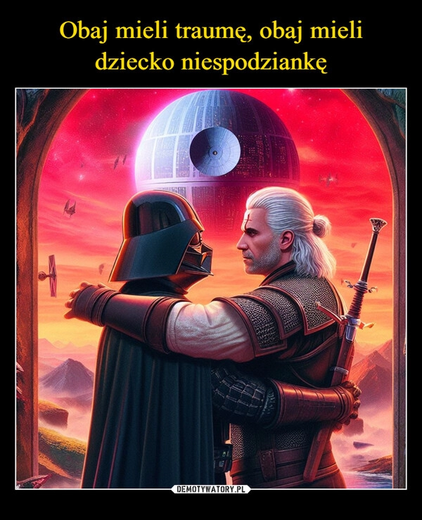 
    Obaj mieli traumę, obaj mieli dziecko niespodziankę