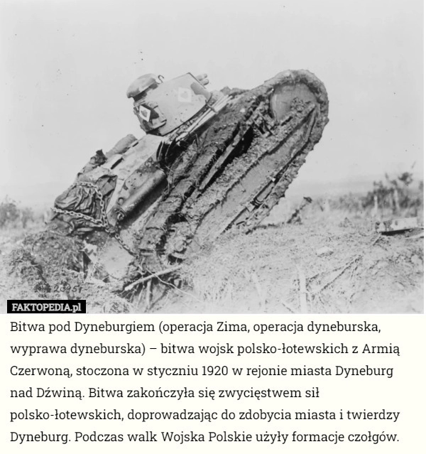 
    Bitwa pod Dyneburgiem (operacja Zima, operacja dyneburska, wyprawa dyneburska)