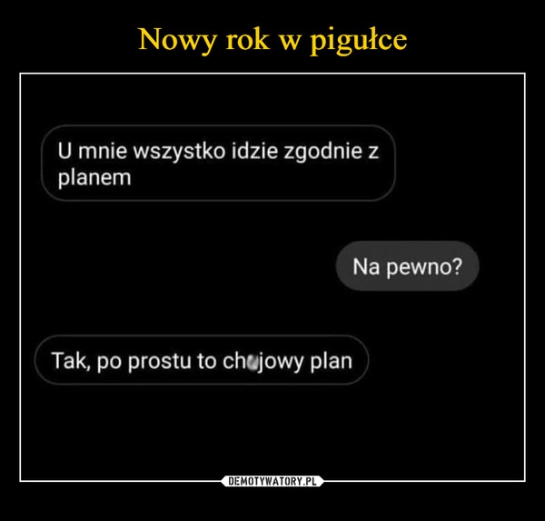 
    Nowy rok w pigułce