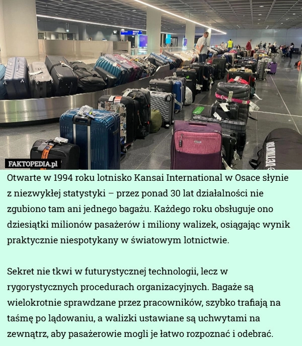 
    Otwarte w 1994 roku lotnisko Kansai International w Osace słynie z niezwykłej