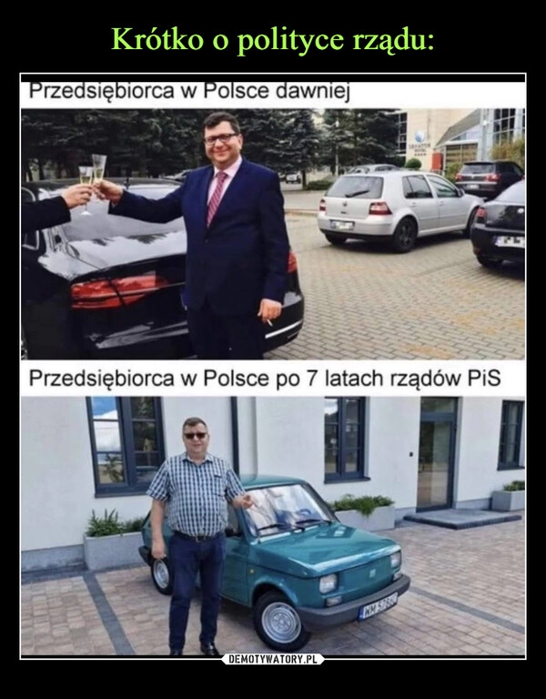 
    Krótko o polityce rządu: