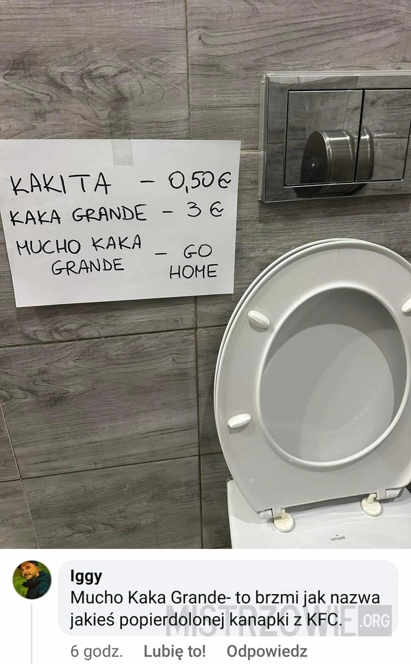 
    W hiszpańskiej toalecie