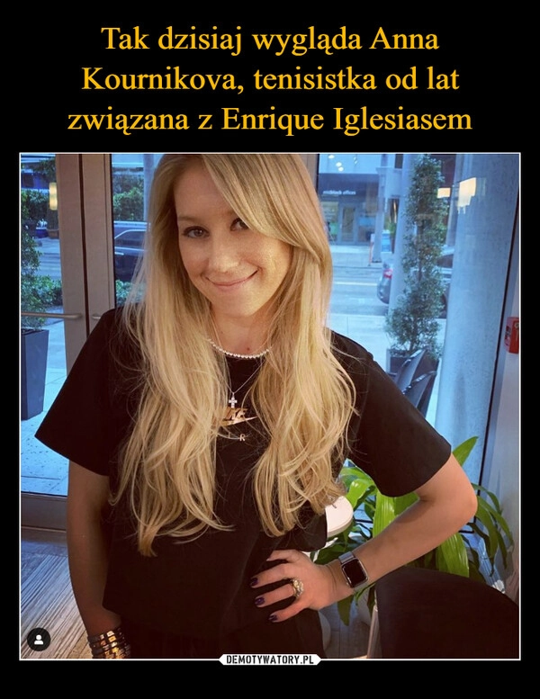 
    Tak dzisiaj wygląda Anna Kournikova, tenisistka od lat związana z Enrique Iglesiasem