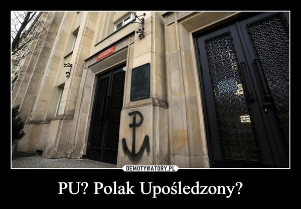 
    PU? Polak Upośledzony?