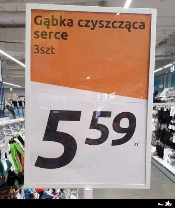 
    Gąbka czyszcząca serce 