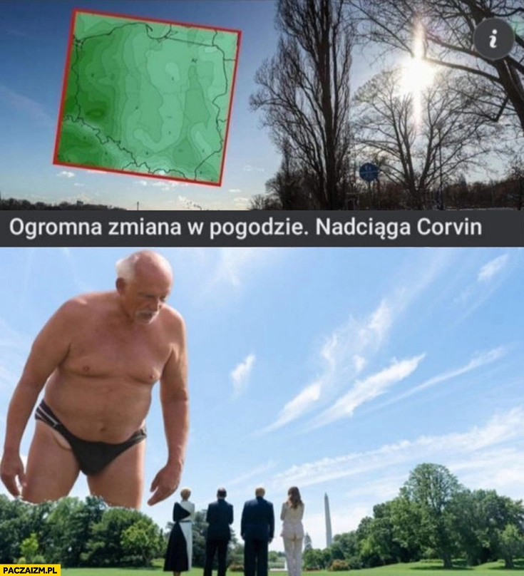 
    Ogromna zmiana w pogodzie nadciąga Corwin Janusz Korwin-Mikke