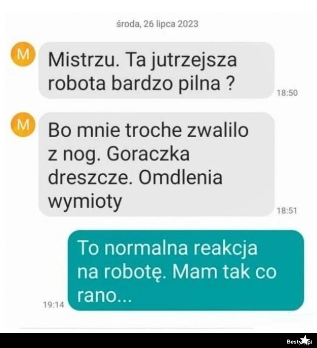 
    Jutrzejsza robota 