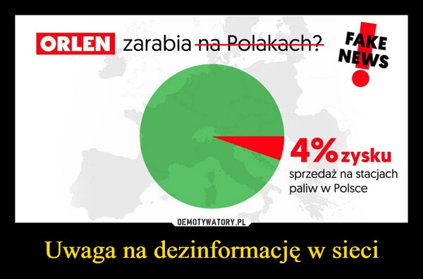 
    Uwaga na dezinformację w sieci 