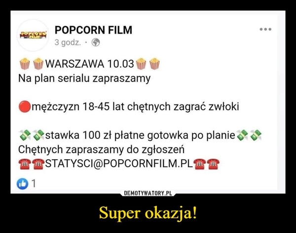 
    Super okazja!