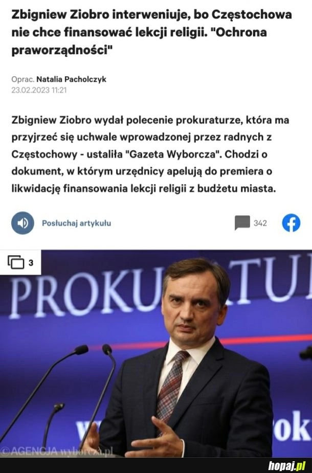 
    Zero broni praworządności