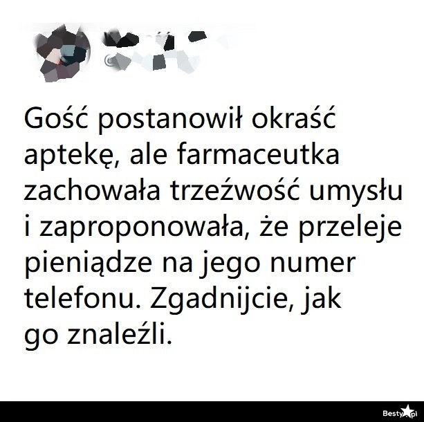 
    Złodziej w aptece 