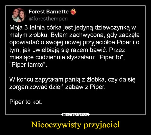 
    Nieoczywisty przyjaciel
