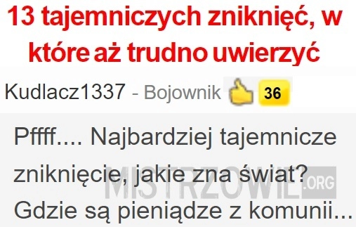 
    
			Zniknięcia					