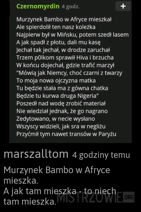 
    Murzynek Bambo