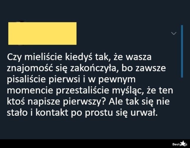 
    Koniec znajomości 