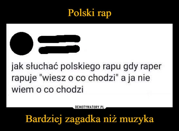 
    Polski rap Bardziej zagadka niż muzyka