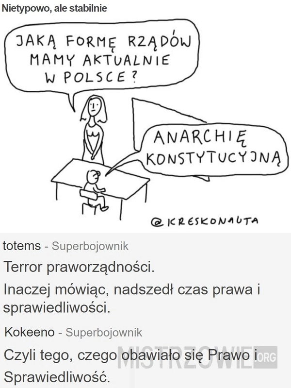 
    Nietypowo, ale stabilnie