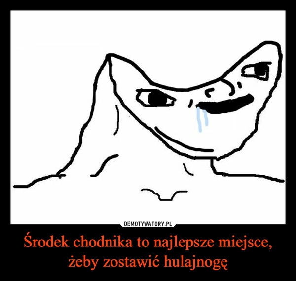 
    Środek chodnika to najlepsze miejsce, żeby zostawić hulajnogę