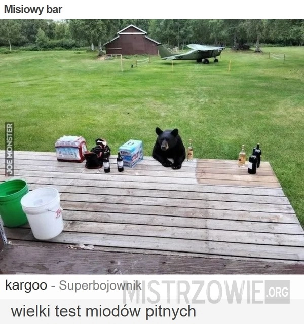
    Misiowy bar