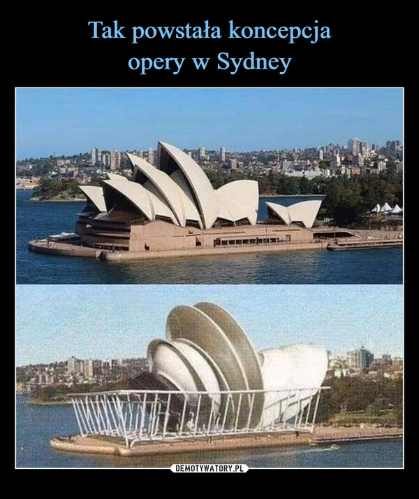 
    Tak powstała koncepcja
opery w Sydney