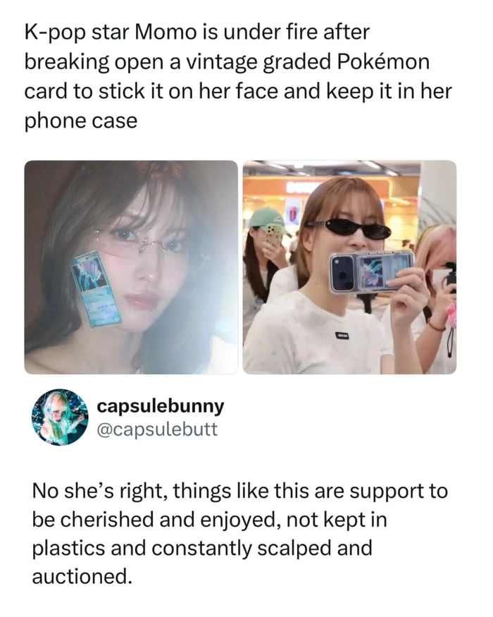 
    Collector tears are the best accessory