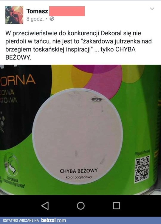 
    Chyba beżowy 