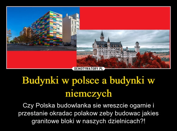 
    Budynki w polsce a budynki w niemczych